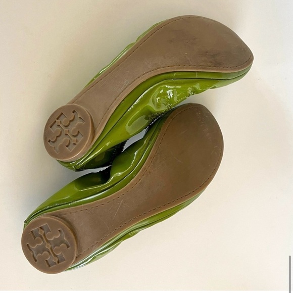  Tory Burch, Eddie Flats, ballet Kelly Green size 7 - Picture 8 of 8